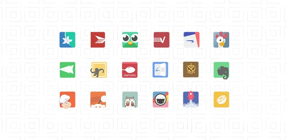 Squared - Square Icon Pack